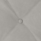 Cuscino per Schiena Grigio chiaro 100 x 50 cm