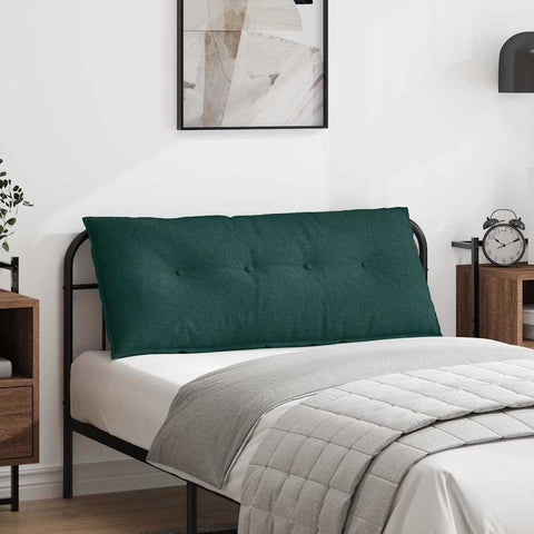 Cuscino per Schiena Verde Scuro 120 x 19 x 50 cm Tessuto