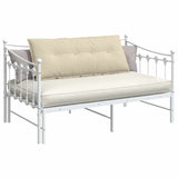 Cuscino per Schiena Crema 120 x 19 x 50 cm Tessuto