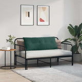 Cuscino per Schiena Verde Scuro 120 x 50 cm Tessuto in Cords