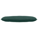 Cuscino per Schiena Verde Scuro 120 x 50 cm Tessuto in Cords