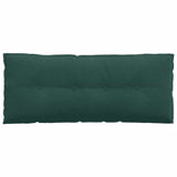 Cuscino per Schiena Verde Scuro 120 x 50 cm Tessuto in Cords