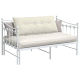 Cuscino per Schiena Crema 120 x 50 cm Tessuto in Cords