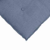 Cuscino per Schiena Blu 120 x 50 cm Tessuto in Cords