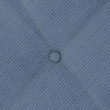 Cuscino per Schiena Blu 120 x 50 cm Tessuto in Cords