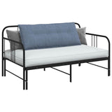 Cuscino per Schiena Blu 120 x 50 cm Tessuto in Cords