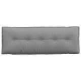 Cuscino per Schiena Grigio chiaro 140 x 19 x 50 cm Tessuto