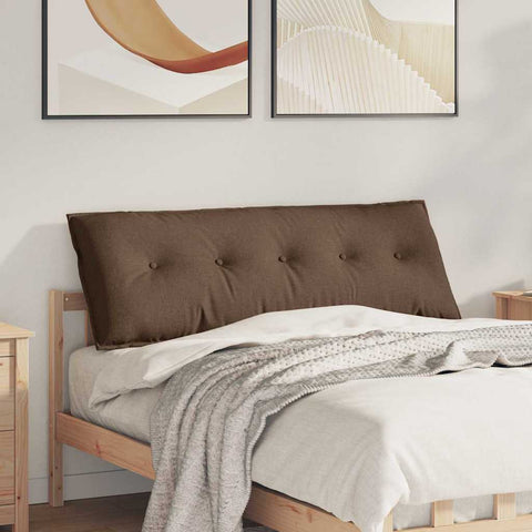 Cuscino per Schiena Marrone 140 x 19 x 50 cm Tessuto