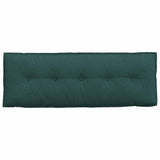 Cuscino per Schiena Verde Scuro 140 x 19 x 50 cm Tessuto