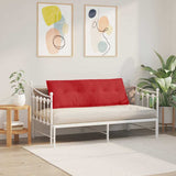 Cuscino per Schiena Rosso 140 x 19 x 50 cm Tessuto