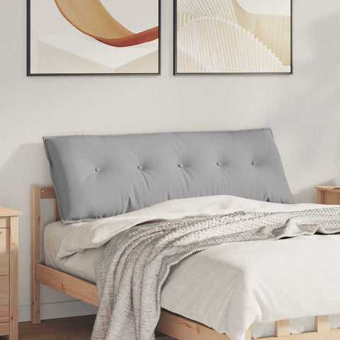 Cuscino per Schiena Grigio Nuvola 140 x 19 x 50 cm Tessuto