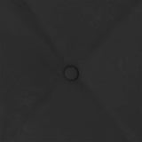 Cuscino per Schiena Nero 180 x 50 cm Tessuto in Microfibra