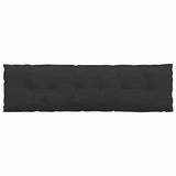 Cuscino per Schiena Nero 180 x 50 cm Tessuto in Microfibra
