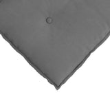 Cuscino per Schiena Grigio scuro 200 x 50 cm