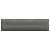 Cuscino per Schiena Grigio scuro 200 x 50 cm
