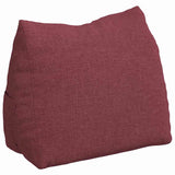Cuscino per Schiena Rosso Vino 45 x 20 x 35 cm Tessuto