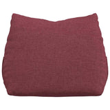 Cuscino per Schiena Rosso Vino 45 x 20 x 35 cm Tessuto