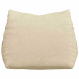 Cuscino per Schiena Crema 45 x 20 x 35 cm Tessuto