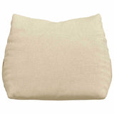 Cuscino per Schiena Crema 45 x 20 x 35 cm Tessuto