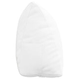 Cuscino per Schiena Bianco 45 x 20 x 35 cm Tessuto