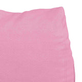 Cuscino per Schiena Rosa 45 x 20 x 35 cm Tessuto