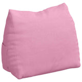 Cuscino per Schiena Rosa 45 x 20 x 35 cm Tessuto