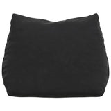 Cuscino per Schiena Nero 45 x 20 x 35 cm Tessuto in Cords