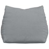 Cuscino per Schiena Grigio chiaro 60 x 20 x 50 cm Tessuto