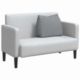 Cuscino per Schiena Grigio chiaro 60 x 20 x 50 cm Tessuto