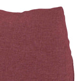Cuscino per Schiena Rosso Vino 60 x 20 x 50 cm Tessuto