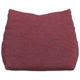 Cuscino per Schiena Rosso Vino 60 x 20 x 50 cm Tessuto