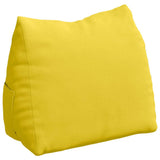 Cuscino per Schiena Giallo Chiaro 60 x 20 x 50 cm Tessuto