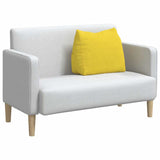 Cuscino per Schiena Giallo Chiaro 60 x 20 x 50 cm Tessuto