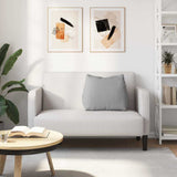 Cuscino per Schiena Grigio Nuvola 60 x 20 x 50 cm Tessuto