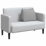 Cuscino per Schiena Grigio Nuvola 60 x 20 x 50 cm Tessuto