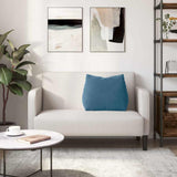 Cuscino per Schiena Blu 60 x 20 x 50 cm Tessuto in Cords