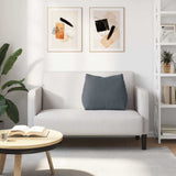 Cuscino per Schiena Grigio scuro 60 x 20 x 50 cm