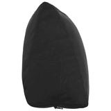 Cuscino per Schiena Nero 60 x 20 x 50 cm Tessuto in Cords