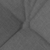 Cuscini per Seduta 4 pcs Grigio scuro 40 x 40 x 12 cm Tessuto