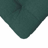 Cuscini per Seduta 4 pcs Verde Scuro 40 x 40 x 12 cm Tessuto