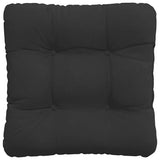 Cuscini per Seduta 4 pcs Nero 40 x 40 cm Tessuto in Microfibra