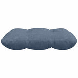 Cuscini per Seduta 4 pcs Blu 40 x 40 cm Tessuto in Cords