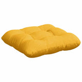 Cuscini per Seduta 4 pcs Giallo Chiaro 40 x 40 cm