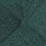 Cuscini per Seduta 4 pcs Verde Scuro 45 x 45 x 12 cm Tessuto