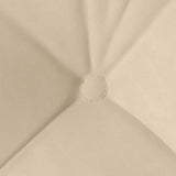 Cuscini per Seduta 4 pcs Crema 45 x 45 cm Tessuto in Microfibra