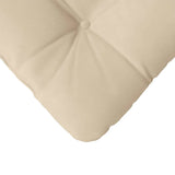 Cuscini per Seduta 4 pcs Crema 45 x 45 cm Tessuto in Microfibra