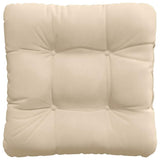 Cuscini per Seduta 4 pcs Crema 45 x 45 cm Tessuto in Microfibra