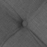 Cuscini per Seduta 2 pcs Grigio scuro 40 x 40 x 6 cm Tessuto
