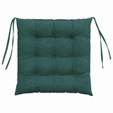 Cuscini per Seduta 2 pcs Verde Scuro 40 x 40 x 6 cm Tessuto