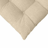Cuscini per Seduta 2 pcs Crema 40 x 40 x 6 cm Tessuto